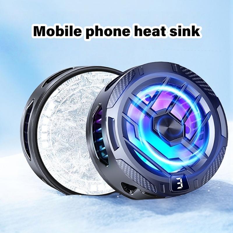 Handykühler Magnetischer Kühlventilator, Handykühler Wärmeableitung Kühlventilator, Gaming Halbleiterkühlung