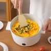 Non Stick Electric Cooker with Steamer Soup Stew Pot Electric Hot Pot  Student Dormitory