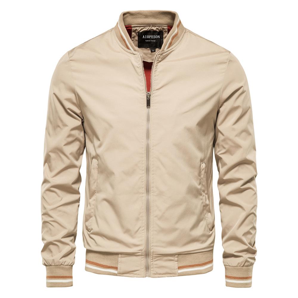 Trendy Men's European & American Casual Spring/Autumn Jacket - Fashionable, Lightweight Outerwear