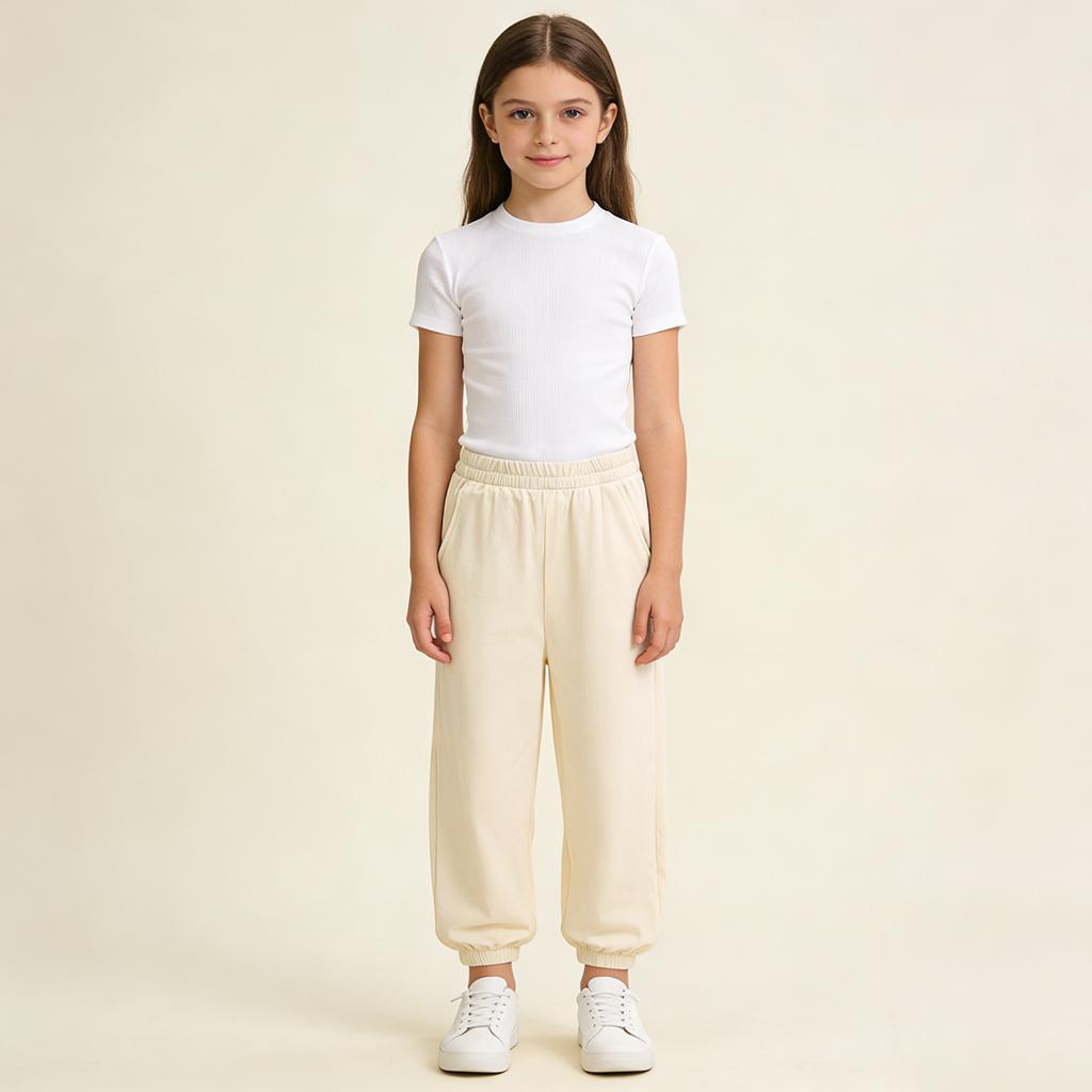 Children's Fashionable Wide-legged Five-inch Pants, Loose And Casual Pants