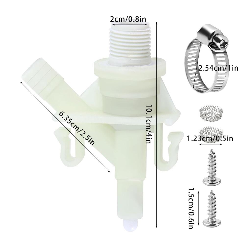 Pedal Flush Water Valves Set Water Valves System Pedal Flush Toilets Valves Toilet Water Valves for 300 310 320 Models