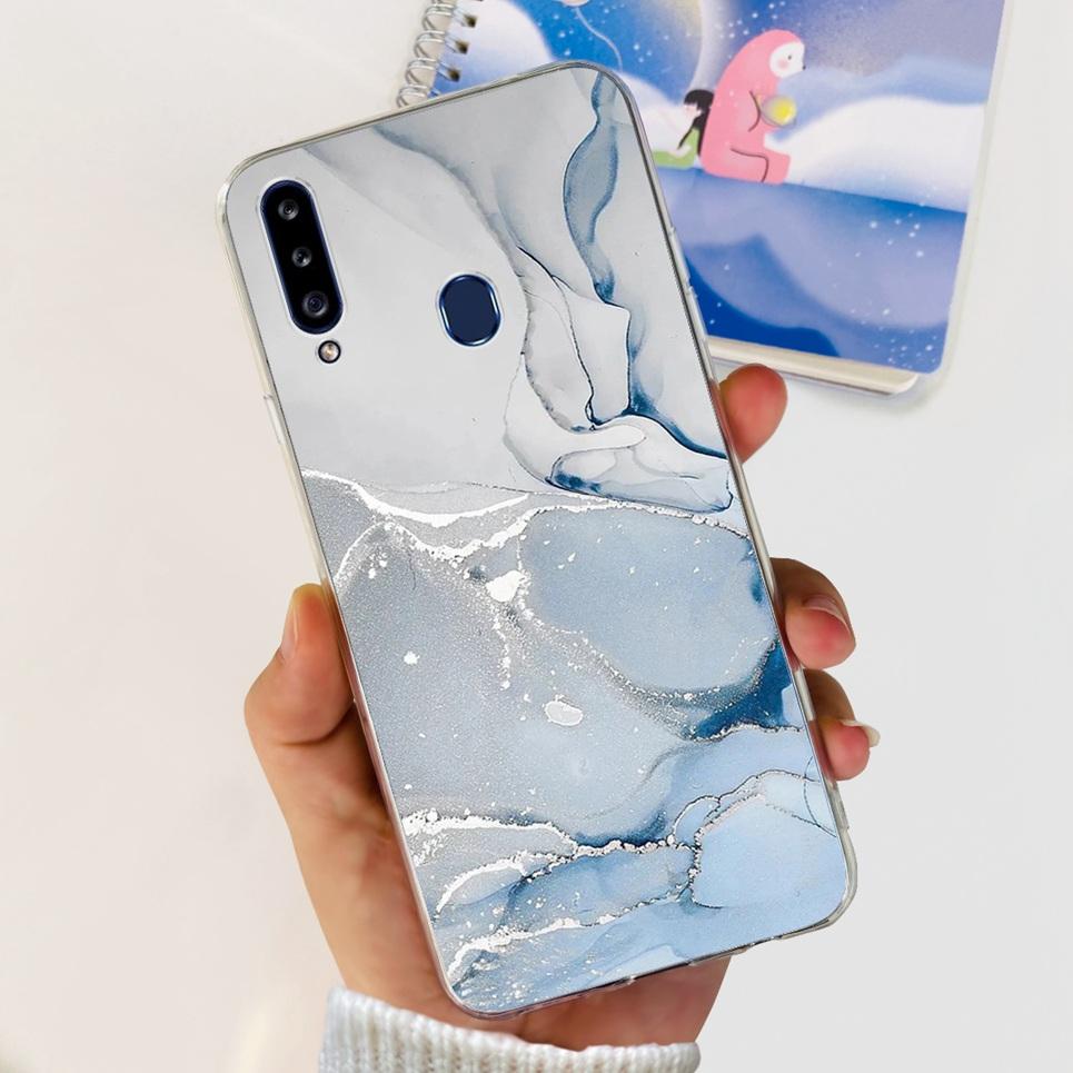 For Samsung Galaxy A20s A20 A20e Case Back Cover Cartoon Cool Style Animals Girly Soft TPU Silicone Bumper A202F A205F A207F