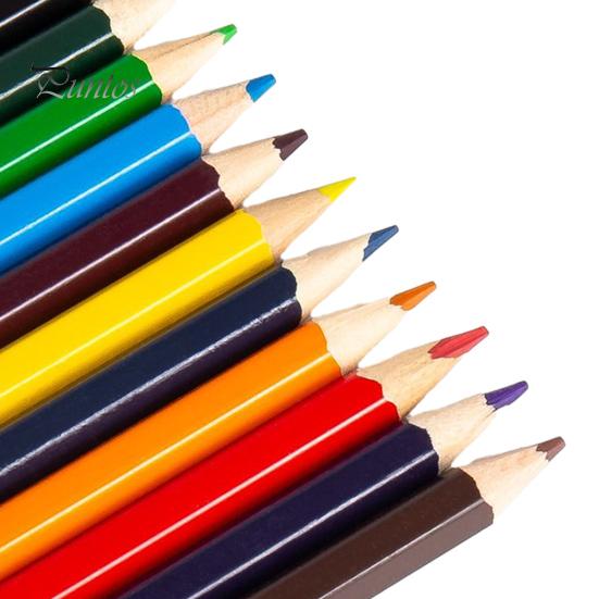 Sketching Pencils for Kindergarten 12PCS Colored Set, with Smooth Wood Barrel, Vibrant Colors Creative Art Supplies School Painting Tools, Coloring
