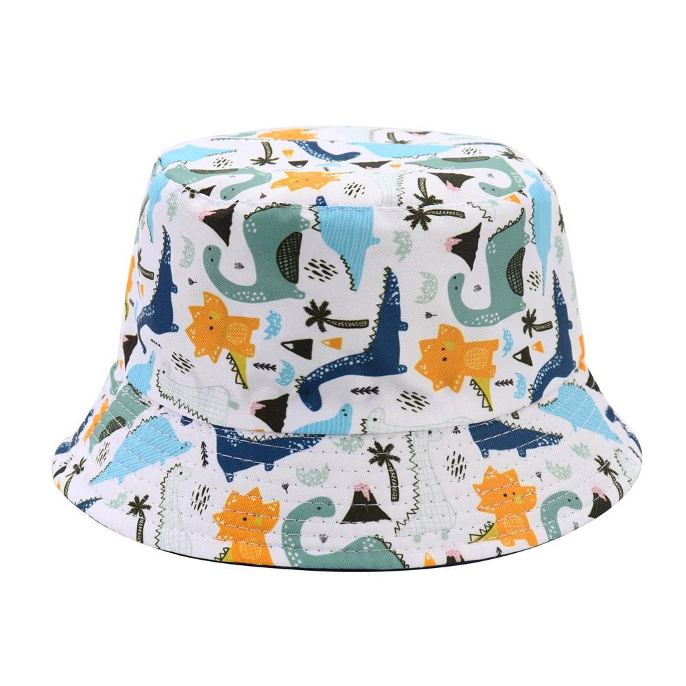 Baby Bucket hat 2-5 Years Old Children Cartoon Infant cap Boys Girls Hat Sun Protection Breathable Cute Shade Basin hat