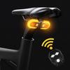 1 Set Useful USB Rechargeable Wireless Bike Taillight Bicycle Rear Lamp LED Warning Light for Night Riding