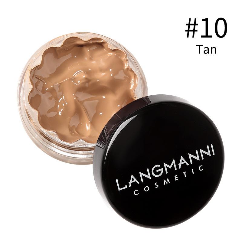 Full Coverage Liquid Concealer, Waterproof and Long-lasting, Brightening Makeup Foundation