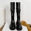 Small thick-soled high boots Children's thick-soled round head comfortable and versatile women's Martin boots 2025 spring and autumn new models