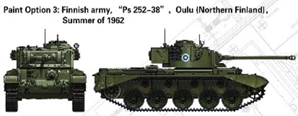Vespid Model 1/72 British Army A34 Comet Mk.1B Cruiser Tank Plastic Model VPM720004
