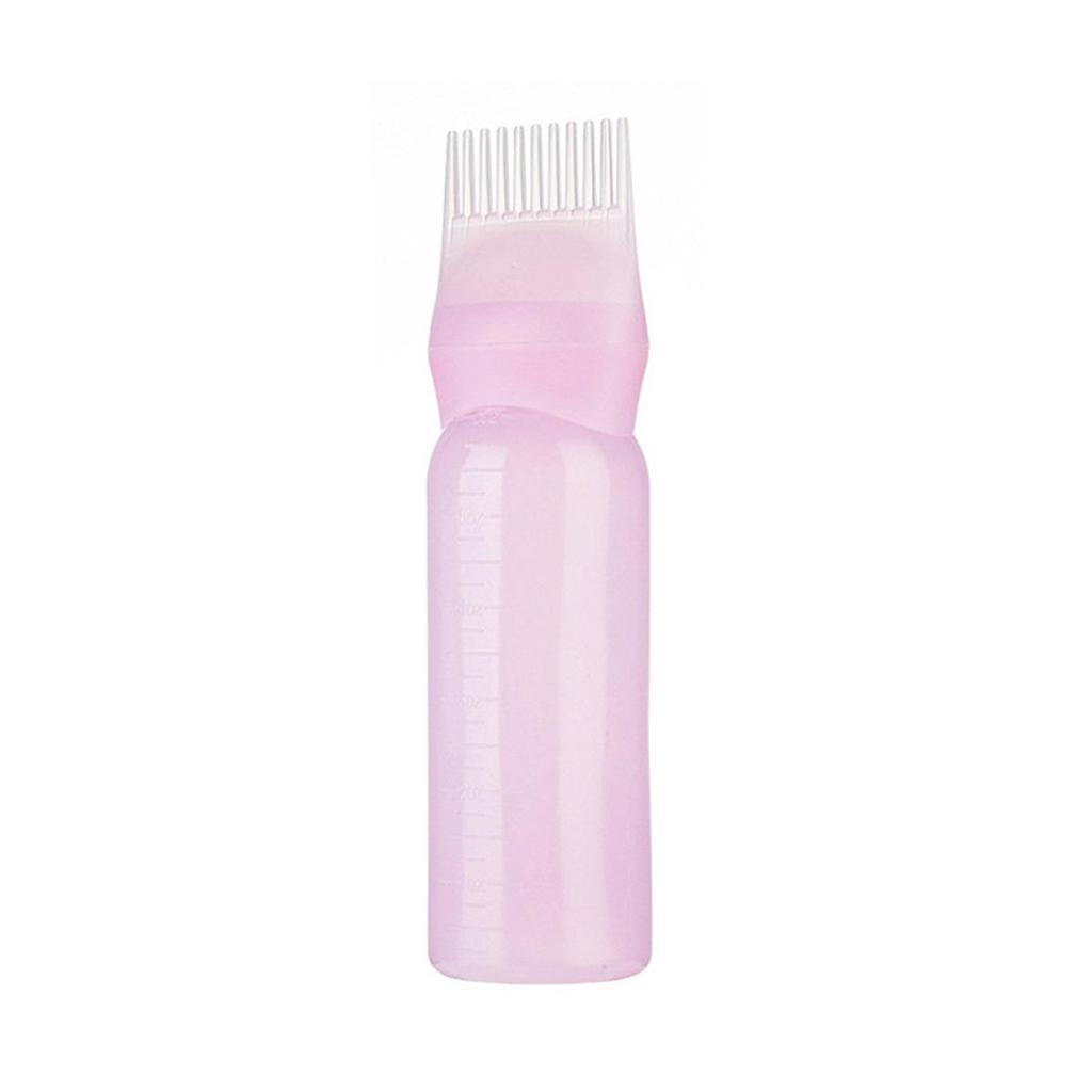 Multi-Color Hair Dye Bottle with Comb & Scale - Easy Press Application