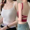 Cross Back Beauty Wrap Bra Underwear Women's Suspenders with Chest Pads Female Inner Wear Fixed Cup Vest Bra