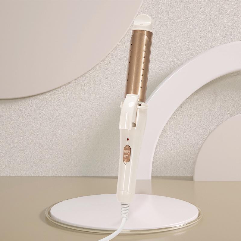 Dual-Use Electric Curling Iron & Mini Straightener for Women - Large Curls, Straightening, Bangs, and Perming.