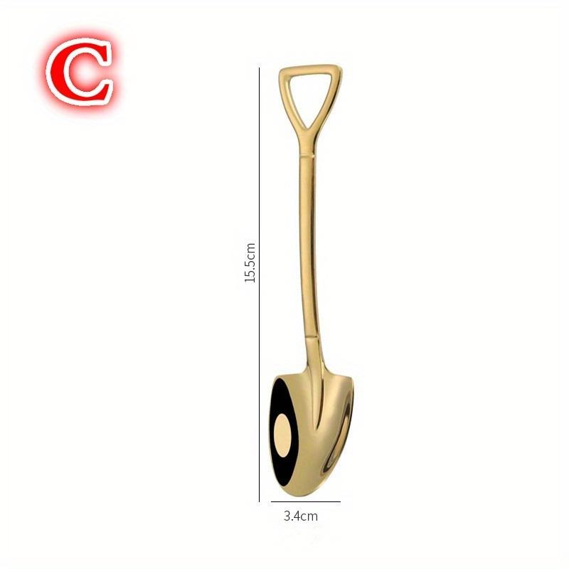 1PC Creative Shovel Spoon Stainless Steel Spoon Household Watermelon Scoop Dessert Ice Cream Scoop