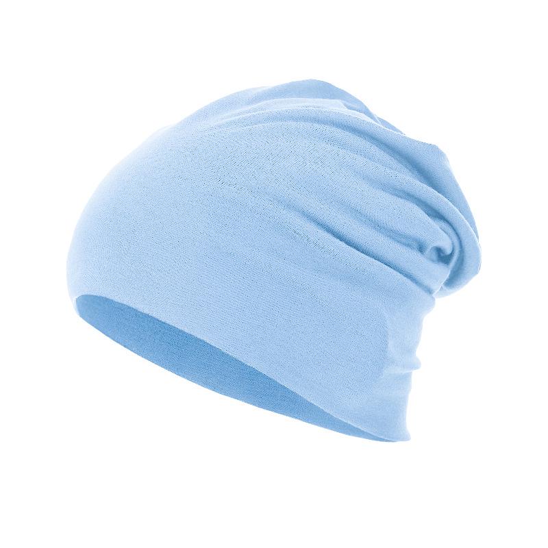 All-Season Knit Pile Hats: Solid Color, Double-Layer, Versatile Beanies for Comfort and Style