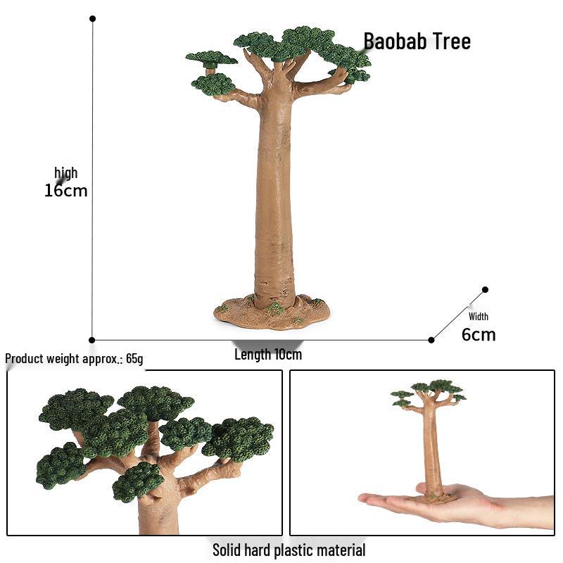 Animal Farm Model Set: Trees, Fences, Vegetables, Tools, Cart, and Props for Toy Scenes