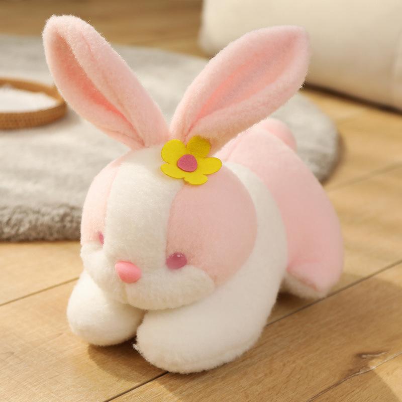 Super Cute Colorful Bunny Plush Toy Doll Soft Cute Rabbit Doll Claw Machine Doll Wedding Sprinkle