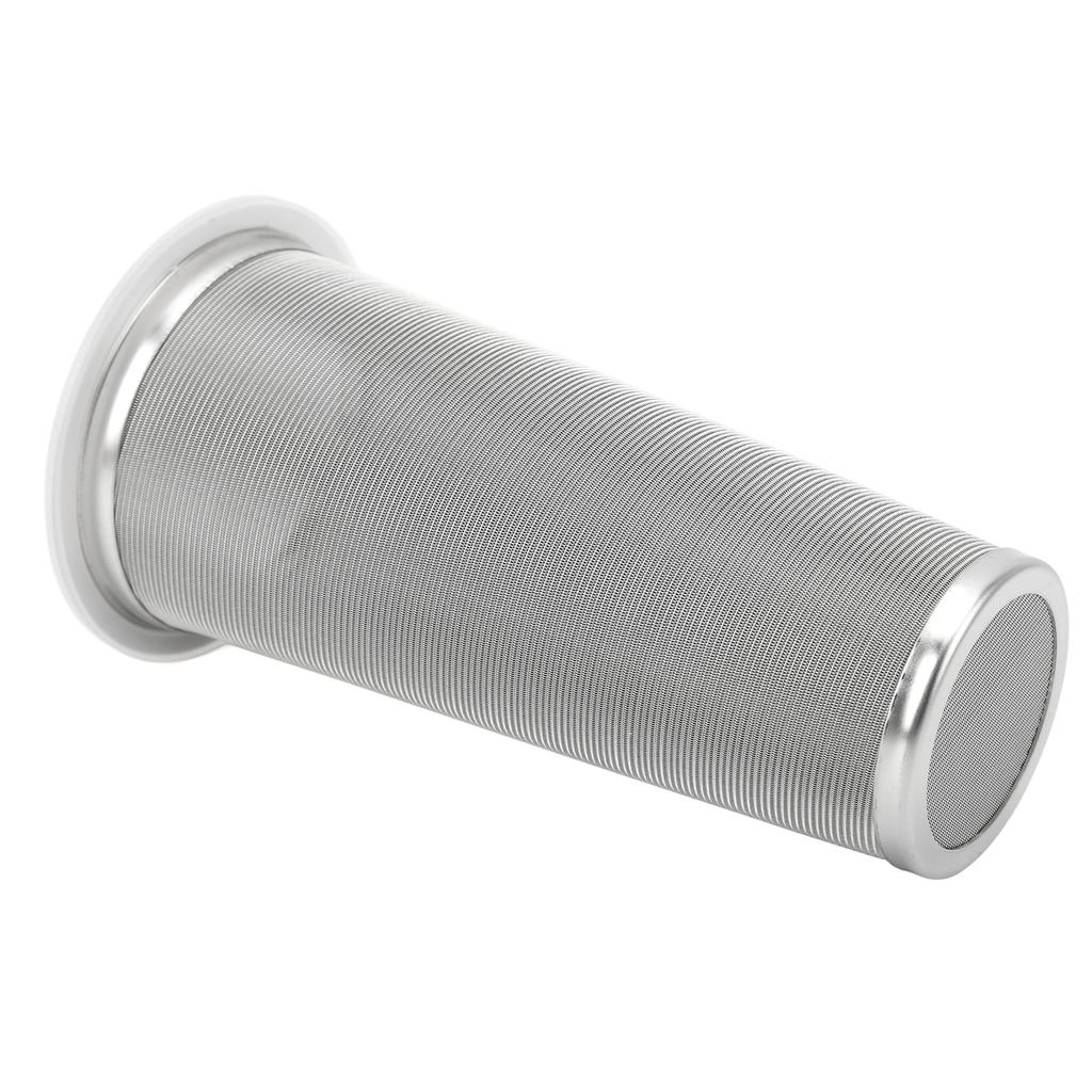 304 Stainless Steel Cold Brew Coffee Filter Cone Mesh with White Rubber Circle Coffee Brew Infuser