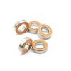 5Pcs S6800-2RS 10x19x5mm ABEC-7 Stainless Steel Hybrid Si3n4 Ceramic Bearing 6800RS 6800 2RS Without Grease Fast Turning