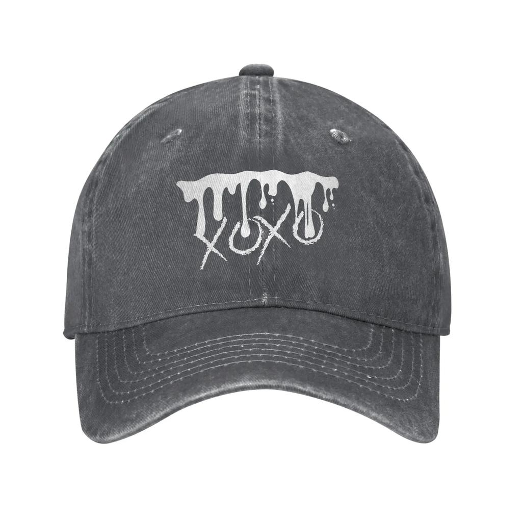 White XOXO Camila Cabello Casual Baseball Cap Summer Trucker Hat Dropshipping Kpop Rock Hip Hop Hats Men Adult Stylish Caps