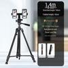 1,4m Buiten Dubbele Camera Statief Stand