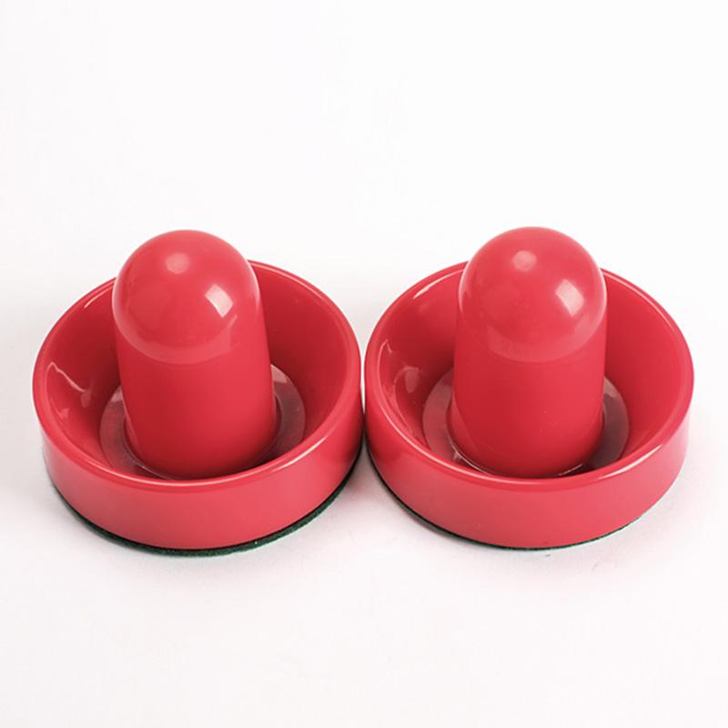 2 Pcs/Set 75mm Air Hockey Table Felt Pusher With 63mm  Mallet Goalies