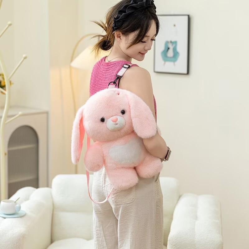 Plush Animal Series Backpack - Cute Dog & Fox Dolls, Perfect for Kids’ Birthdays or Wedding Toss Gifts