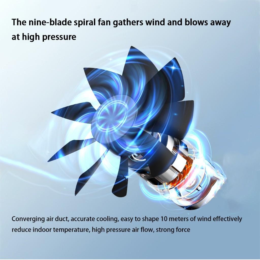 Mini Water-cooled Fan USB Charging Version Portable Fan Air Cooler Household Desktop Humidifying Air Conditioning Fan