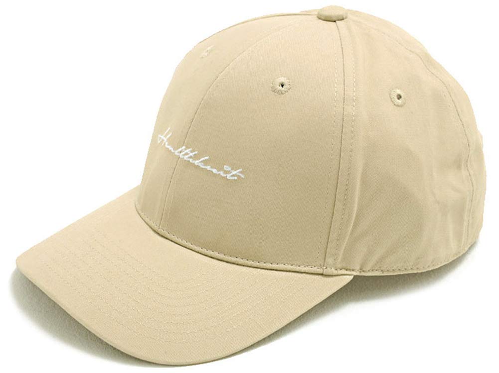 Healthknit Unisex Twill Cap with Embroidered Logo Free Size 70 Men's Print, Cotton, 291-4074, Size, (Beige)