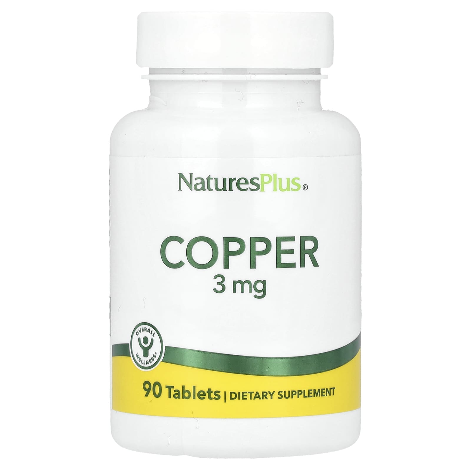 

Copper, 3Mg, 90 Tablets