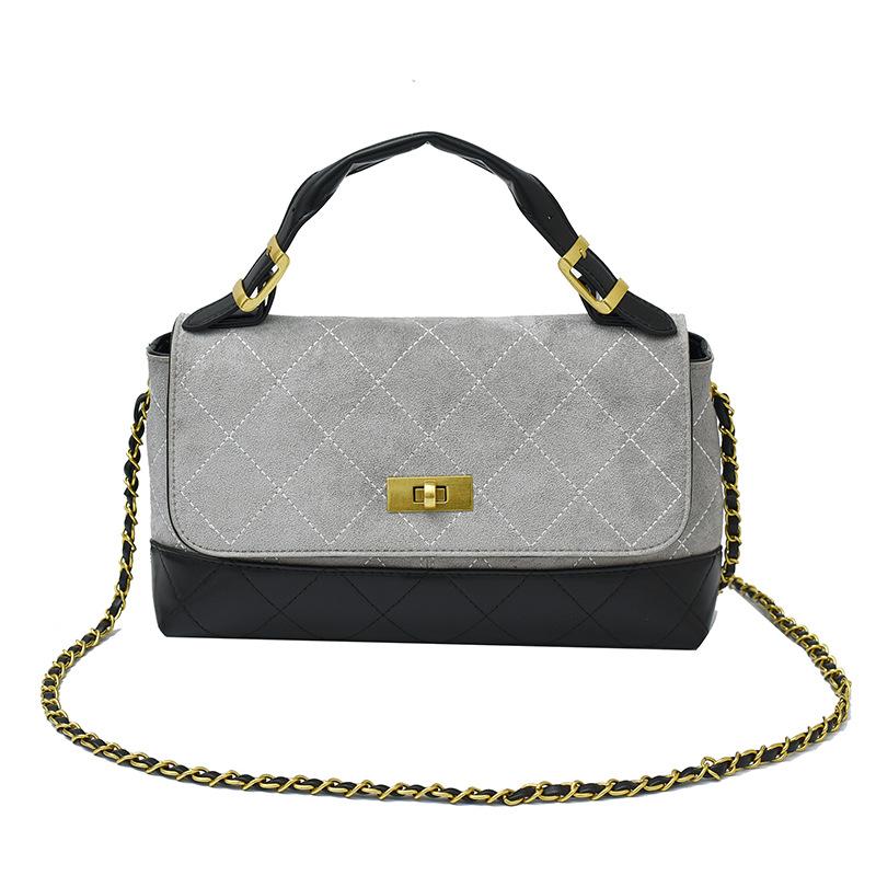 

Large capacity bag women s autumn new casual chain messenger bag portable commuter tote bag