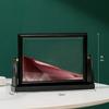 Creative Moving Sand Art Painting Square Glass 3D Deep Sea Sandscape Quicksand Hourglass Rotatable Flowing Sand Home Decor Gifts