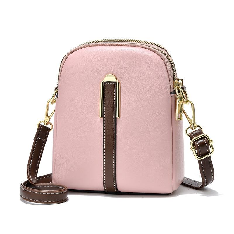 Handytasche Damen Sommer Neu Mini Kleine Tasche Modisch Vertikal Weiches Leder Schulter Umhängetasche Wechsel Damen Tasche