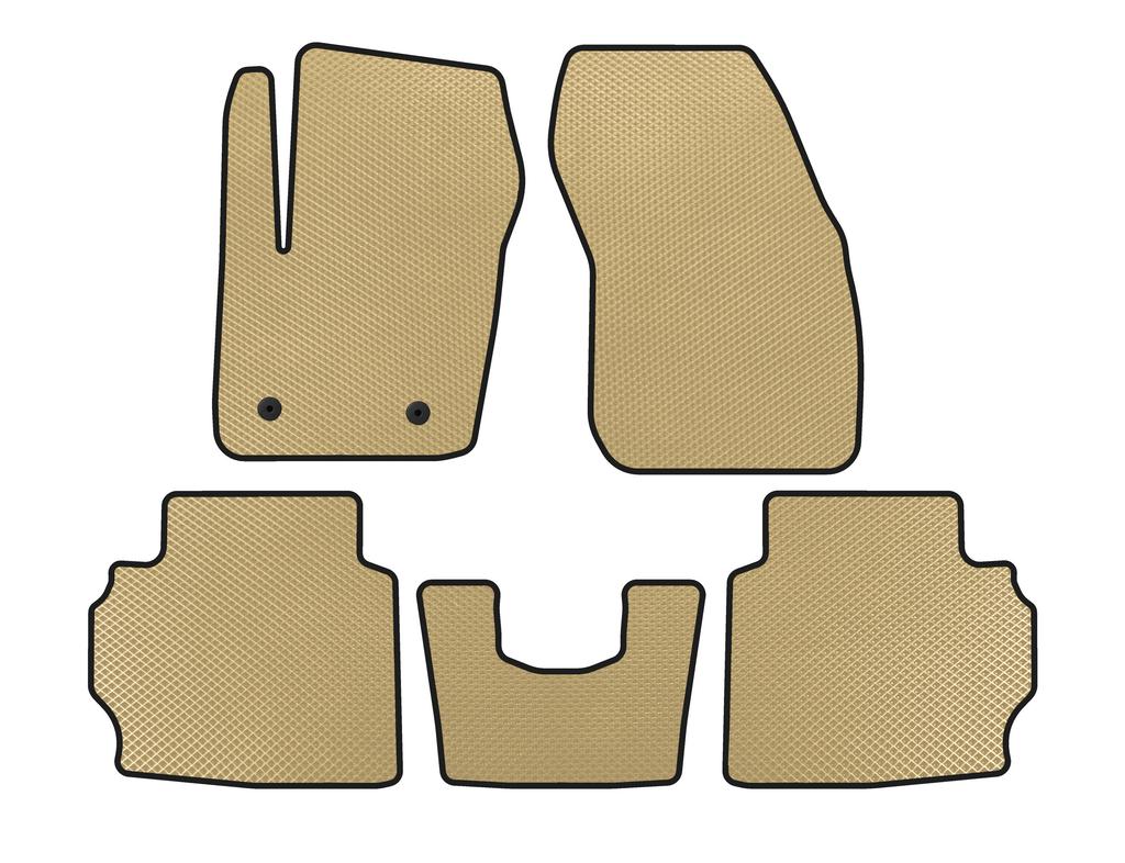 EVA Mats (LB, Beige) for Ford Mondeo 2014-2022