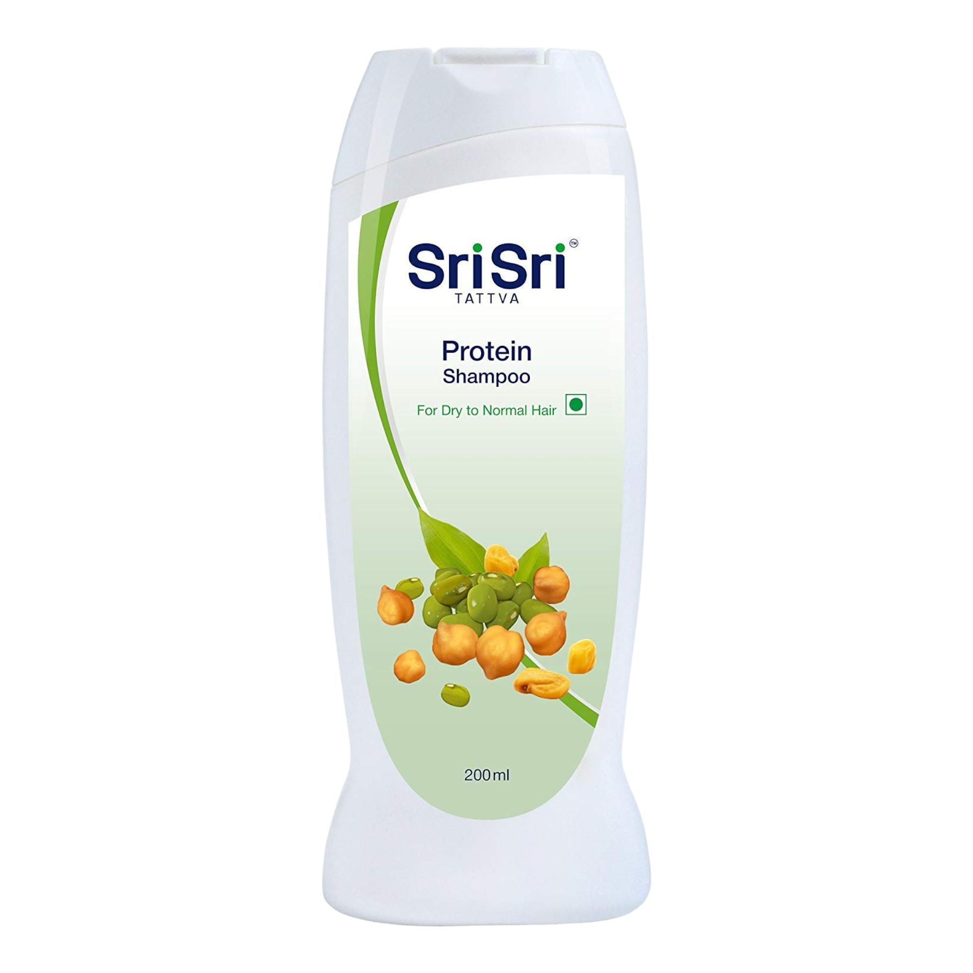 

Sri Sri TATTVA Protein Shampoo For Women And Men Smoothening Frizz Control Nourishing Daily Hair Care Pack Of 3X 200 Ml