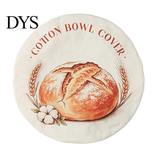 Home Baking Dough Tools Cotton Sourdough Starter Jar Cover, Reusable Elastic Fermentation Bowl European Bread Supplies Breathable Fabric Proofing