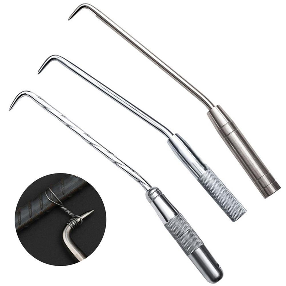 1Pcs Rebar Hook Chrome Plated Hand Rebar Hook Iron Steel Bar