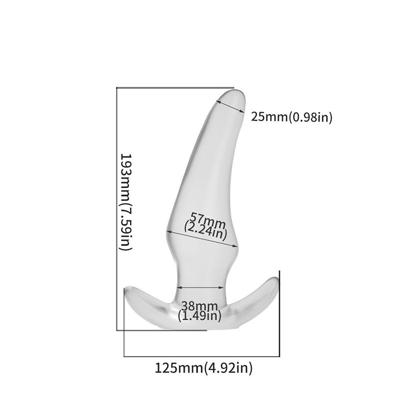 Prostatamassage Penis Fake Insert G-Punkt Unisex Spielzeug für Mann Frau Silikon Anal Buttplug Tragbarer Stimulationsball Dildo 18+