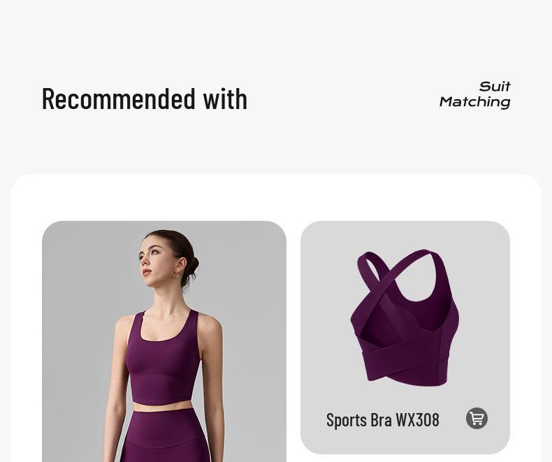 Women's Wide-Strap Cross-Over Sports Bra with Side Support, Shock Absorption, Fixed Cups, Hollow Back, Yoga Vest