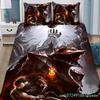 Copripiumino Federa Set Biancheria da Letto Anime Berserk Adulto Ragazzo Ragazza Decorazione Camera da Letto Regalo Bambini Singolo Matrimoniale Grande Dimensioni