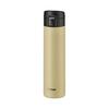 Tiger Thermos (TIGER) Water Bottle 600ml Mug Bottle One-touch Lightweight Stainless Steel Bottle Vacuum Insulated Heat/Cold Beige MKA-K060CK