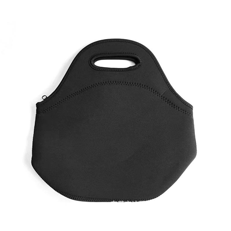Gourmet Getaway Weiche Neopren-Lunchtasche Leicht Isoliert Und Wiederverwendbar Einheitsgröße Schwarz