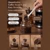 Long Handle Measuring Spoons, 4 Piece 304 Steel Set with 5Ml 10Ml 15Ml 30Ml Labeled Scoops for Deep Ingredient Container