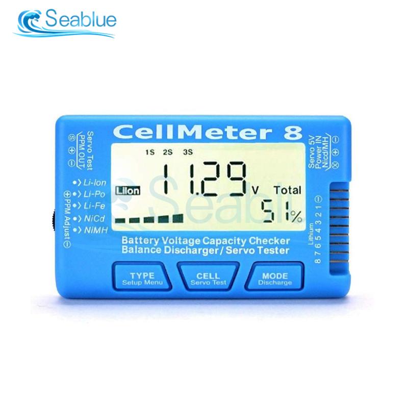 

Цифровий перевірювач ємності акумуляторів RC CellMeter8 з РК-дисплеєм CellMeter 2-8S 4-8S Сервопривід LiPo Li-lon NiMH Тестер акумуляторів RC CellMeter7