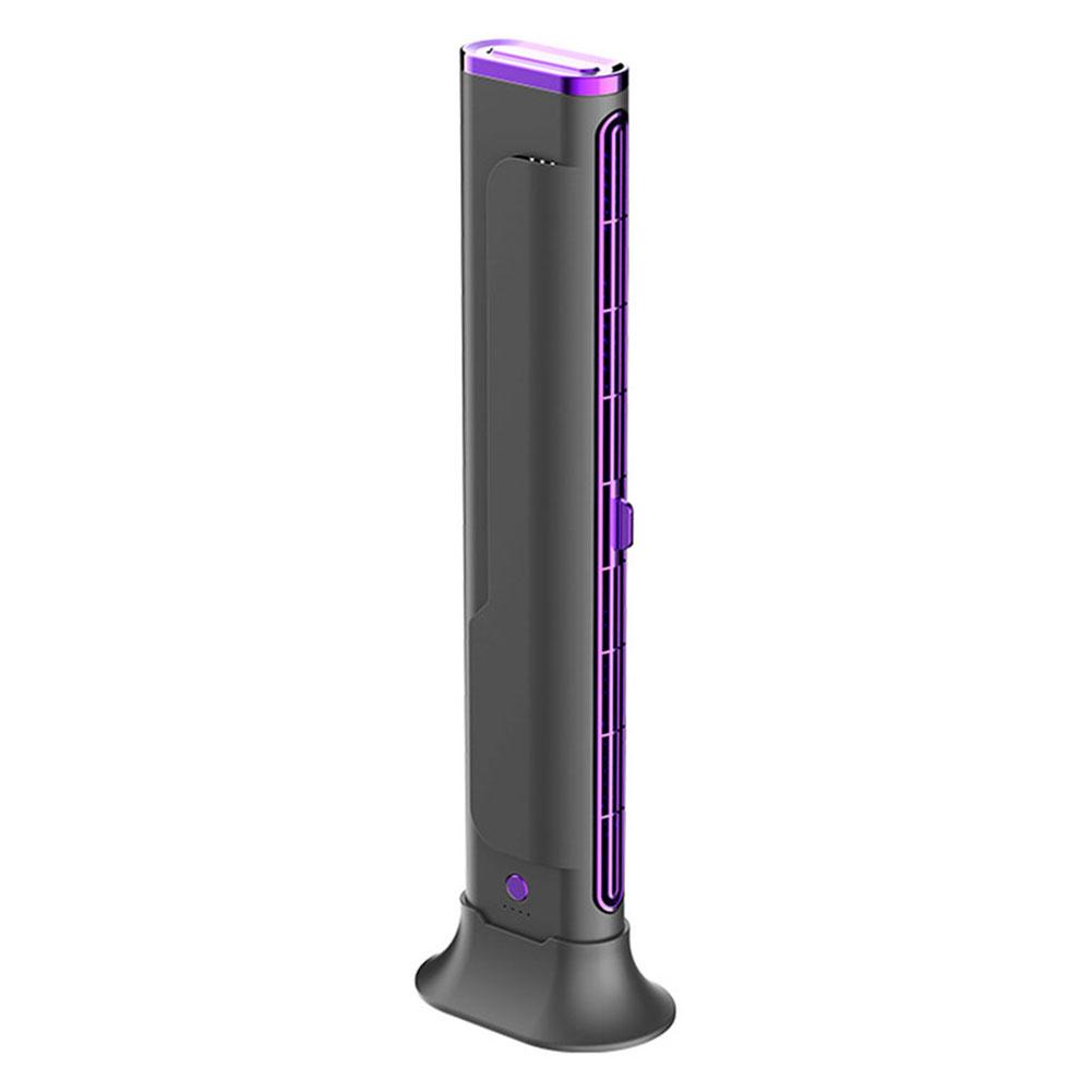 Bladeless Fan Space-Saving Air Condition Fan 3 Speed Quiet Desktop Cooling Fan Adjustable Vents Oscillating Fan for Bedroom Home