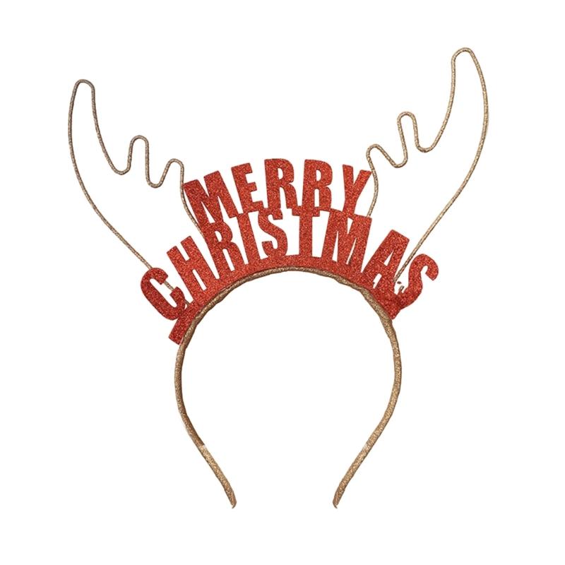 Verstellbares Weihnachts-Schneeflocken-Haarband Feiertagsparty Zusammenkünfte Kopfschmuck für Frauen und Mädchen