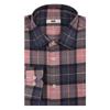 DakS Men S Linen Check Regular Fit Long Sleeve Shirt dmS1Shcl110p1