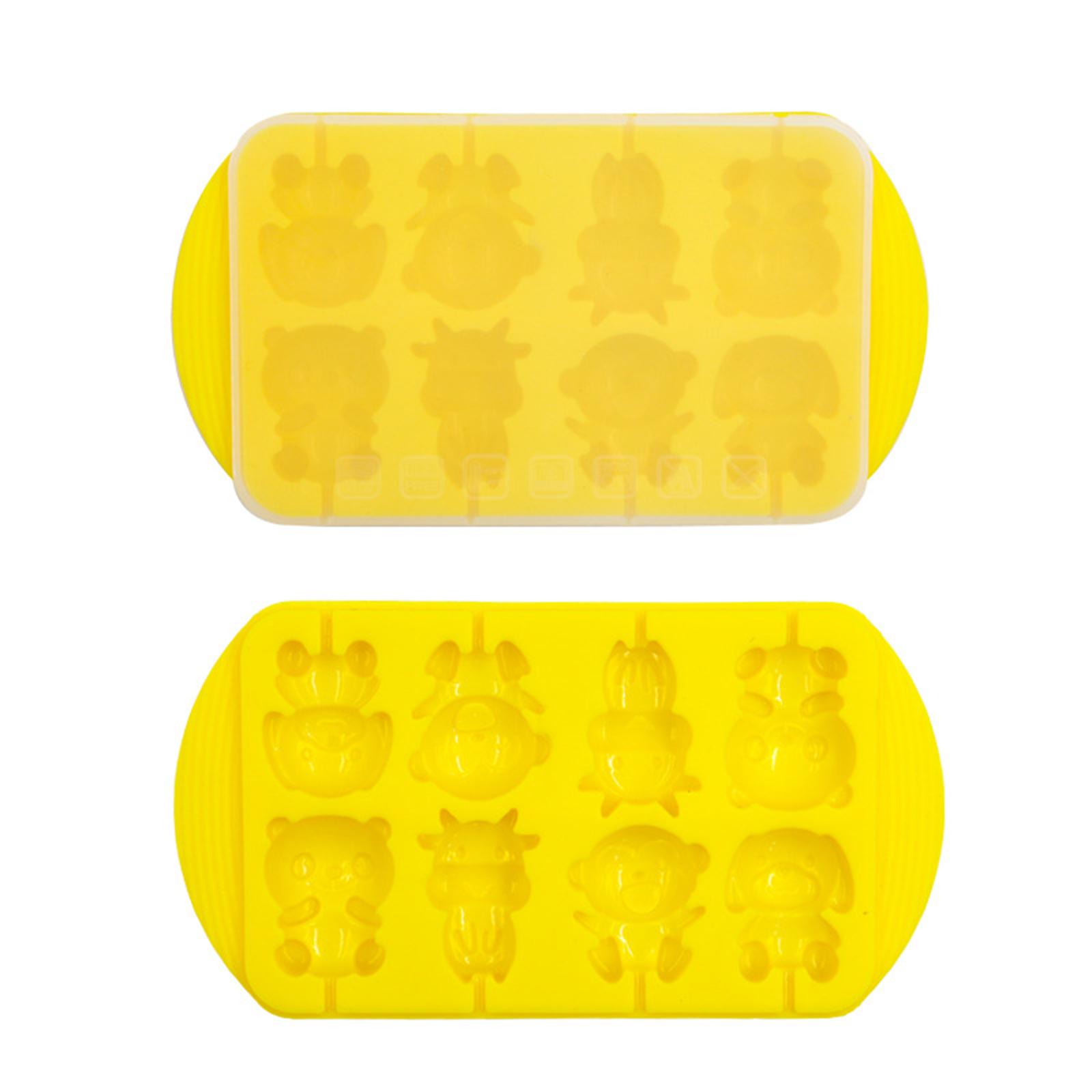 

Party Baking Cake Lollipops Cheese Sticks Silicone Molds One Size жовтий