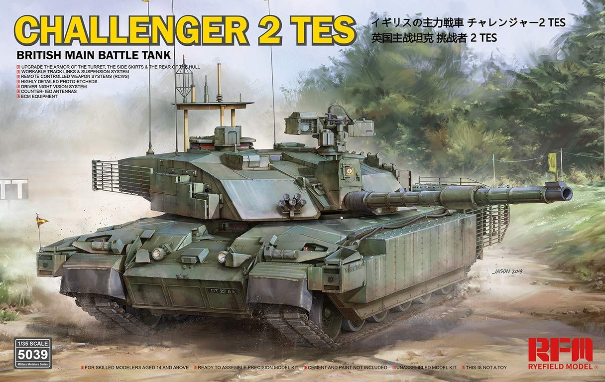 

Ryefield Models 1/35 Scale Challenger II TES Megatron British Main Battle Tank Plastic Model RFM5039