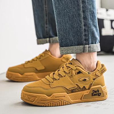 2024 New Men's Leather Sneakers for Casual Autumn and Winter Walking, Outdoor Fashion, Sports, Luxury, Low Cut Board Shoes