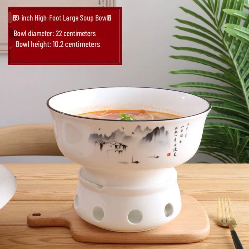 Chinese Style Ceramic Heated Serving Plate