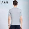 Antonio Men's Lyocell-Silk Blend Jacquard Polo Shirt